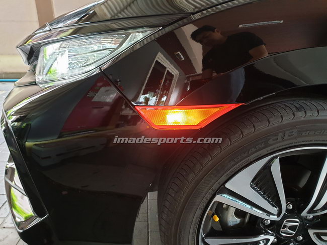 โคมไฟแก้มสีส้ม USA style Civic FC FK