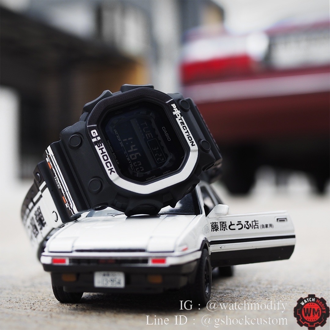 Gshock Custom GX-56 ยักษ์ใหญ่ initial D screen UV ทุกจุดมีประกันCmg