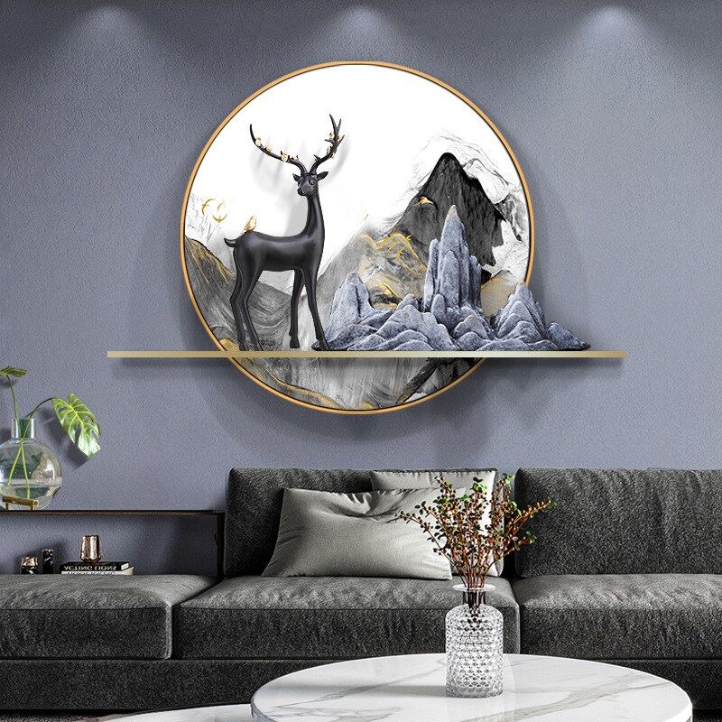 C1044G002 SOSHOKU ภาพติดผนัง ของตกแต่งผนัง ของตกแต่งคิดผนัง ภาพแขวนผนัง ฉากติดผนังตกแต่งบ้าน เพิ่มความโดดเด่นให้กับบ้าน