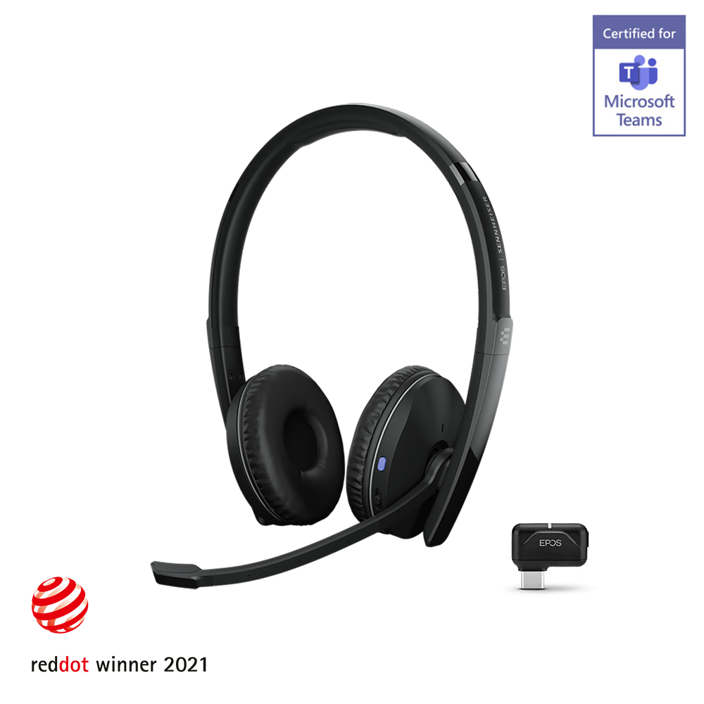 EPOS | SENNHEISER ADAPT 261 STEREO BLUETOOTH HEADSET WITH USB-C Dongle