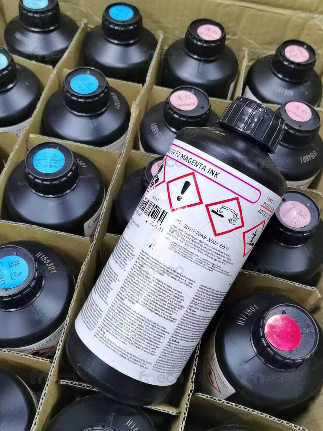 หมึกพิมพ์ Arigi UV Ink สำหรับเครื่องพิมพ์ Dilli Ricoh G5 G6 Konica 1024aSHE 6988H HS2000UV คุณภาพสูง แท้ของยุโรป แสดงสีที่แท้จริงที่สุด