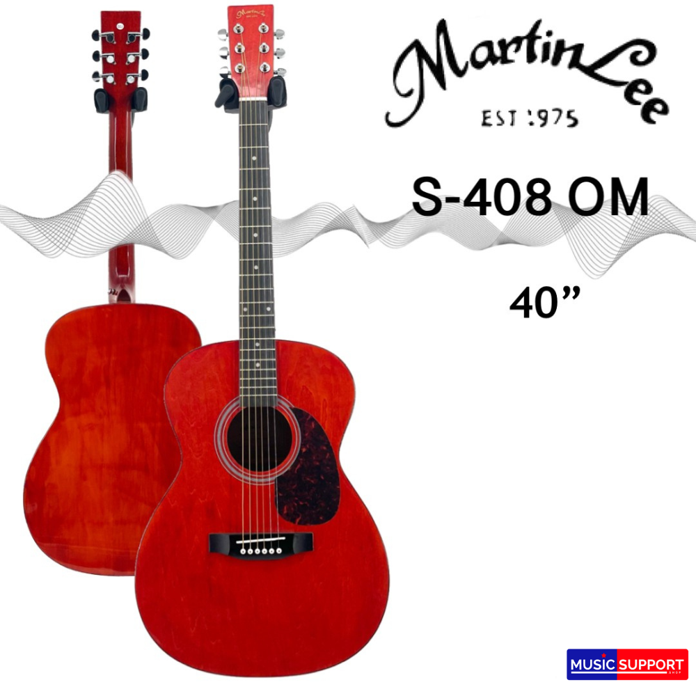 กีตาร์โปร่ง Martin Lee S-408 OM ขนาด 40 นิ้ว