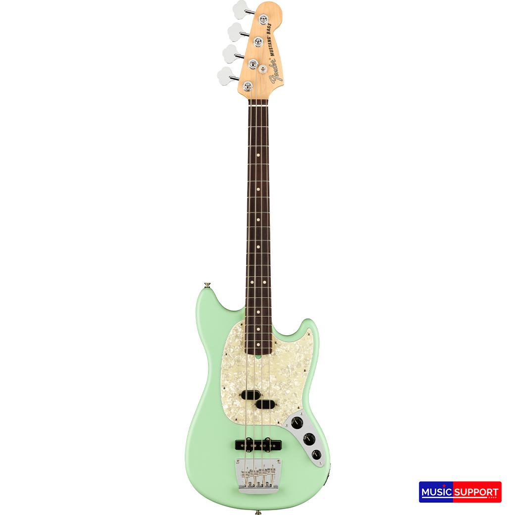 เบสไฟฟ้า Fender American Performer Mustang® Bass Satin Surf Green