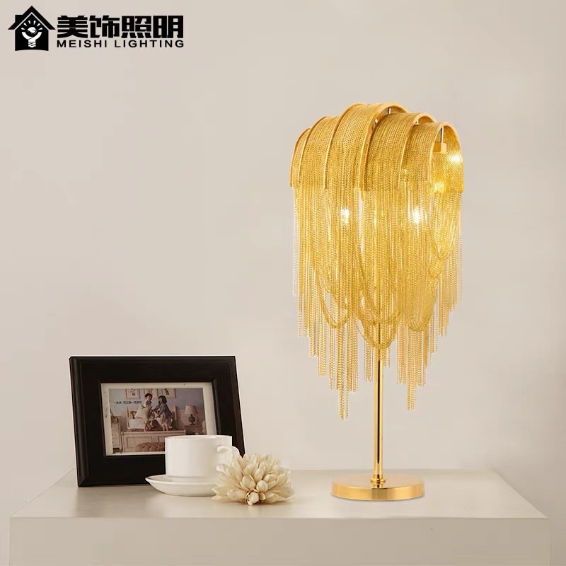 CT119A050 SOTMIA #โคมไฟตั้งโต๊ะ โคมไฟตั้งพื้น โคมไฟพู่ Tassel lamp โคมไฟ led โคมไฟโมเดิล โคมไฟModern luxury