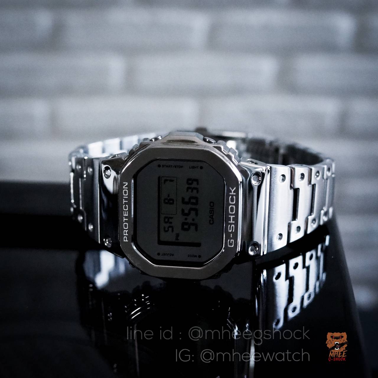 G-Shockยักษ์เล็กdw-5600Full Metal custom Best Quality