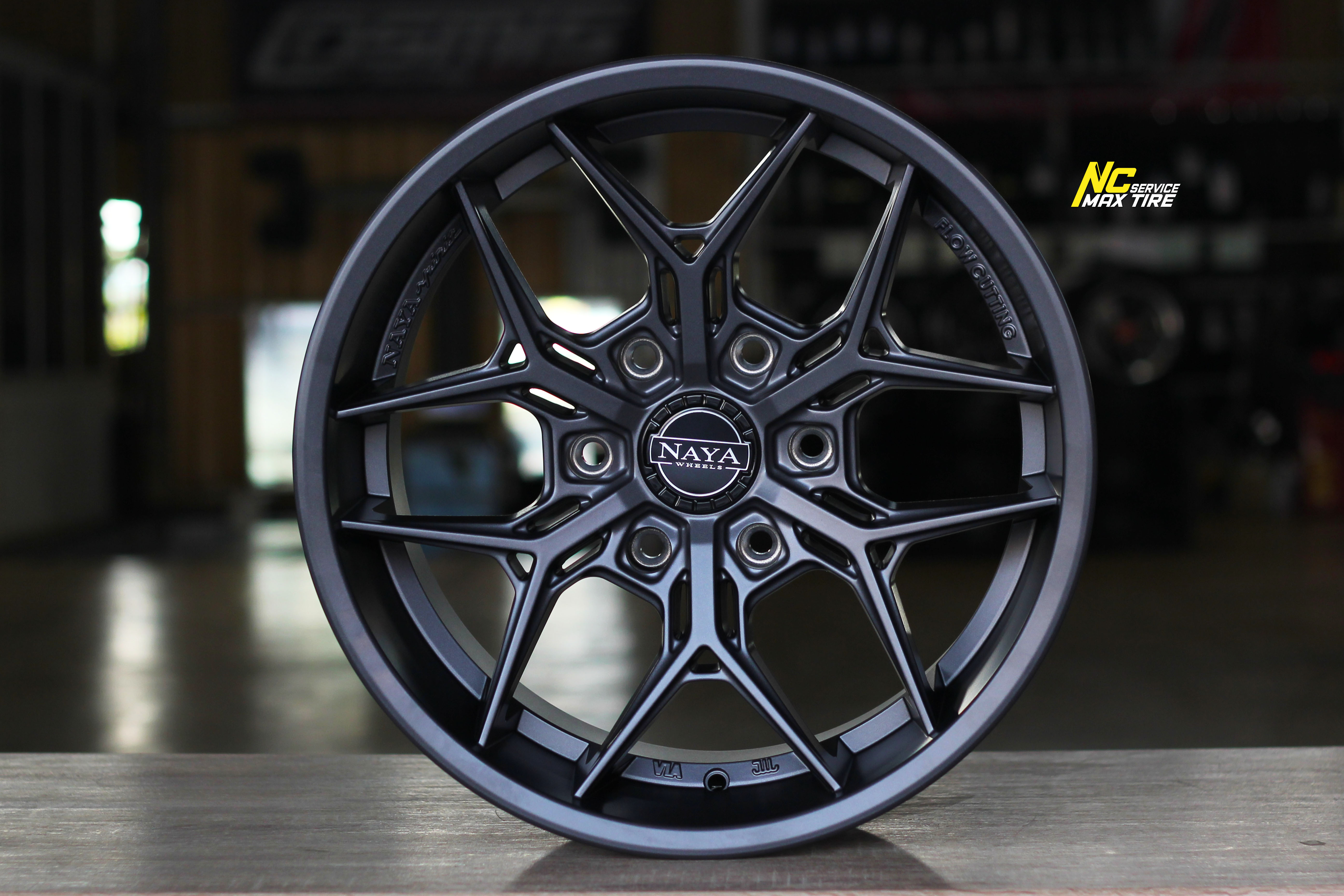 ล้อแม็กขอบ18 / NAYA / Alpha / T6 / 18×9.5 6H139.7 ET28 / ล้อแม็กสีกัลเทาเข้มทั้งวง / ล้อแม็กสำหรับรถกระบะ / SUV / PPV / ล้อแม็กสวยๆ / NC