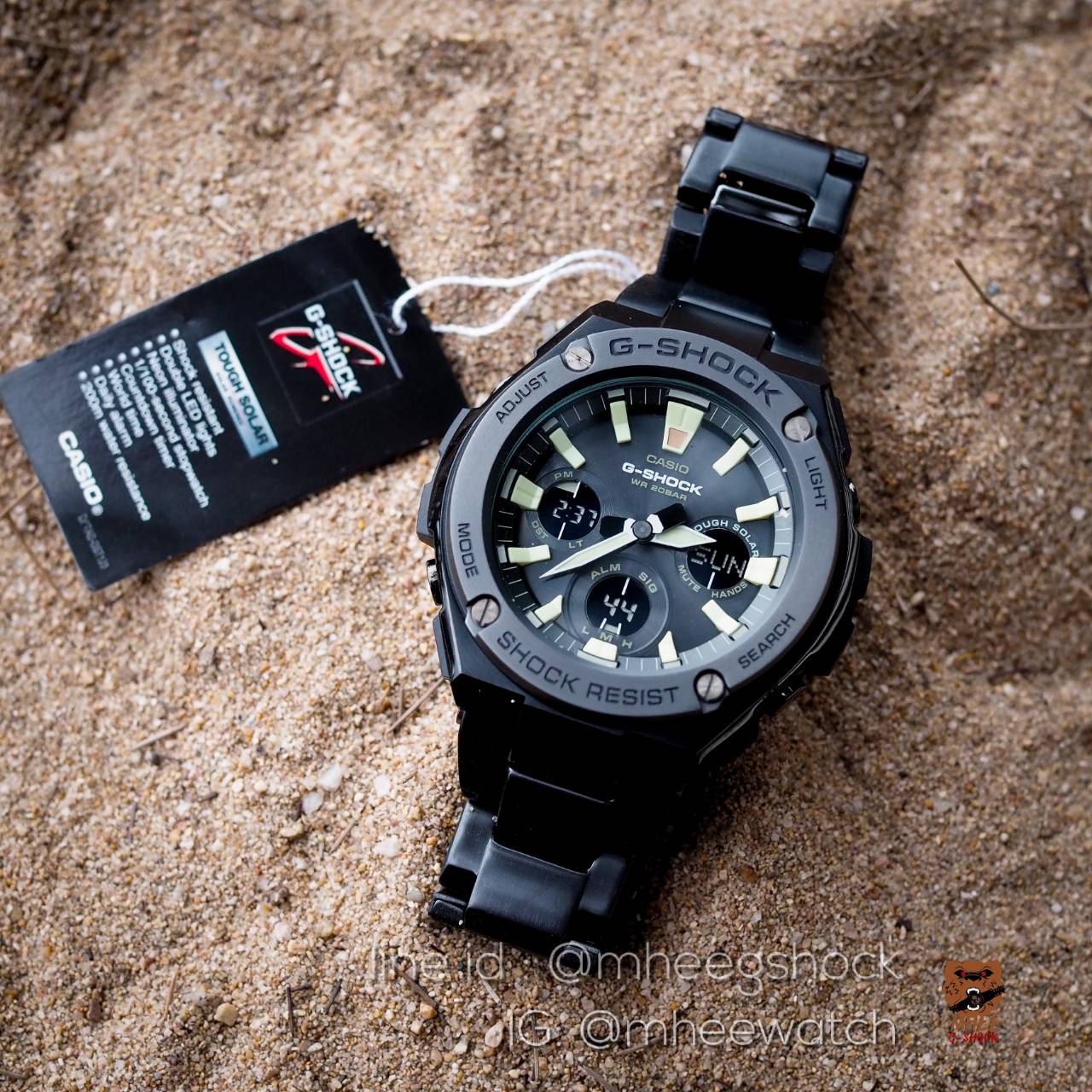 G-Shock G-Steel รุ่น GST-S130BD-1A รมดำ หายากมาก