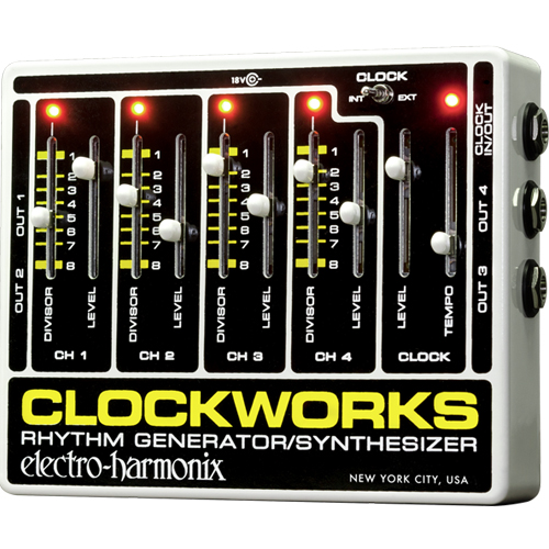 Electro-Harmonix Clockworks Rhythm Generator Synthesizer