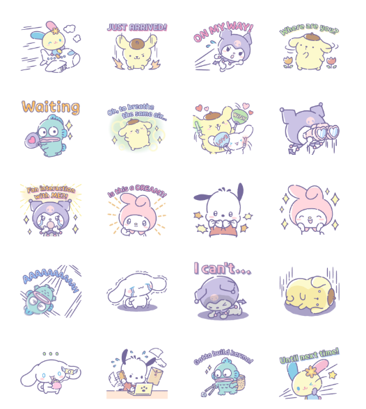 ขายสติกเกอร์ไลน์ Sanrio characters สติกเกอร์แฟนด้อม!