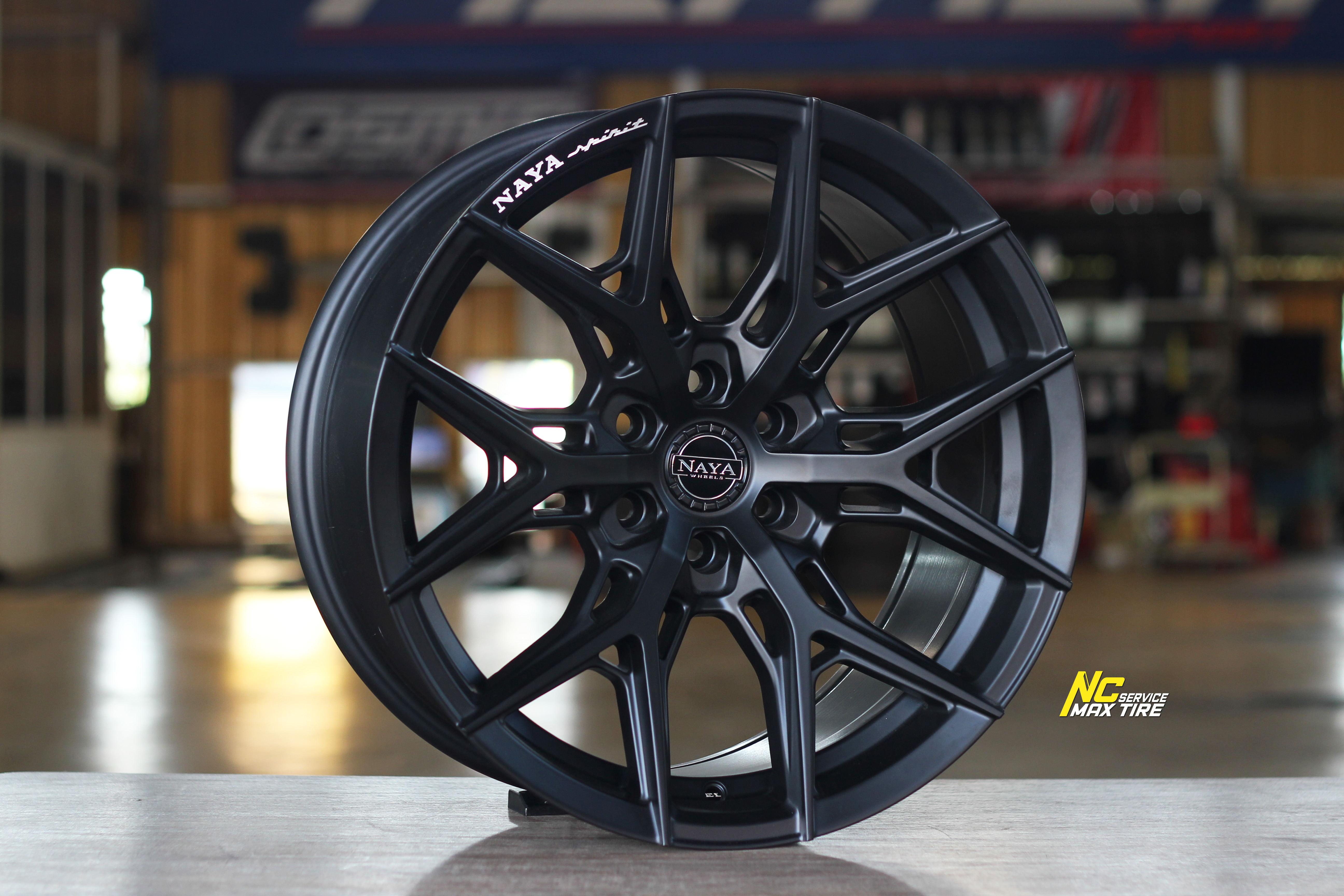 ล้อแม็กขอบ18 / Cosmis / NAYA / Alpha-6 / NAVARA / 18x9.0 6H114.3 ET20 / ล้อแม็กสีดำด้านทั้งวง / ล้อแม็กสำหรับกระบะ / นิสสันนาวาร่า