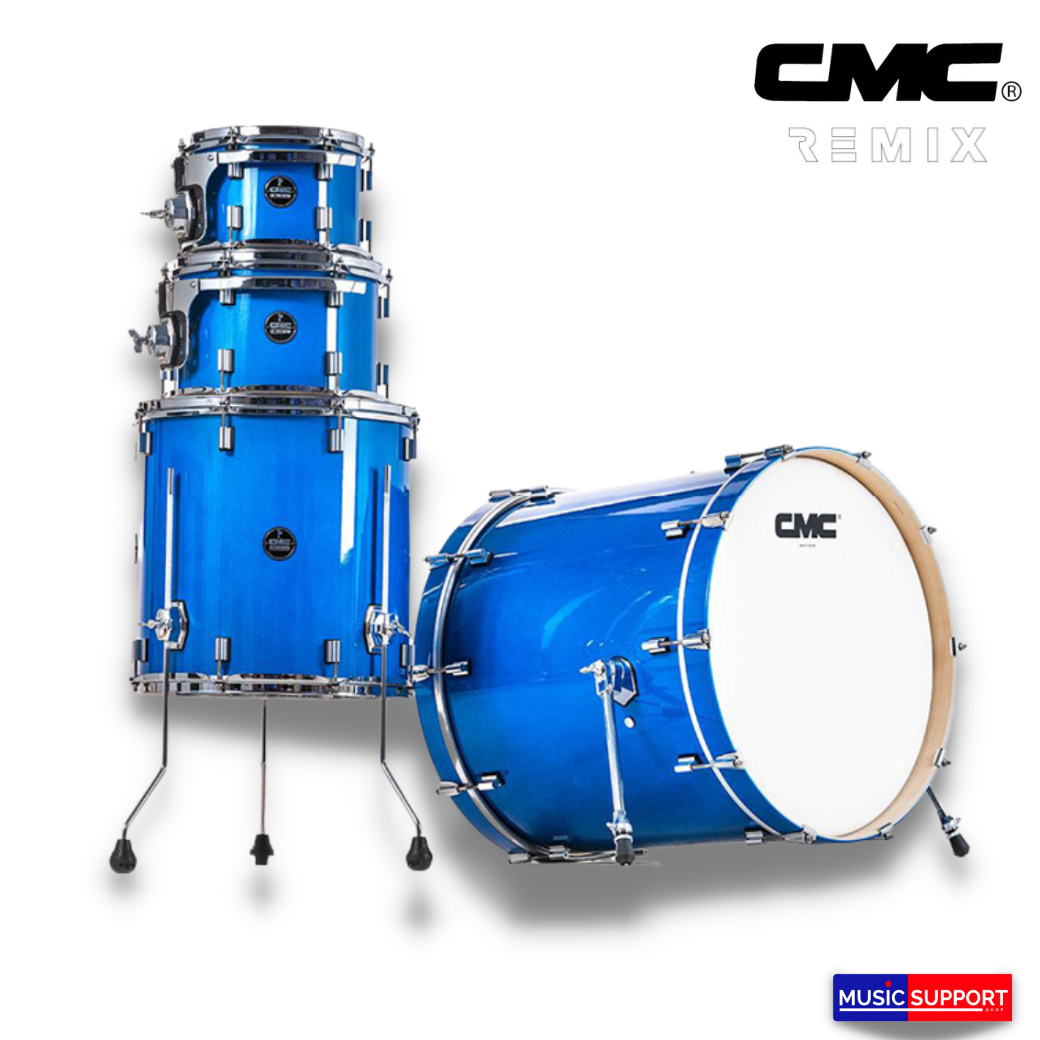 กลองชุด CMC Remix ( Poplar + Parawood ) Drumset + Snare