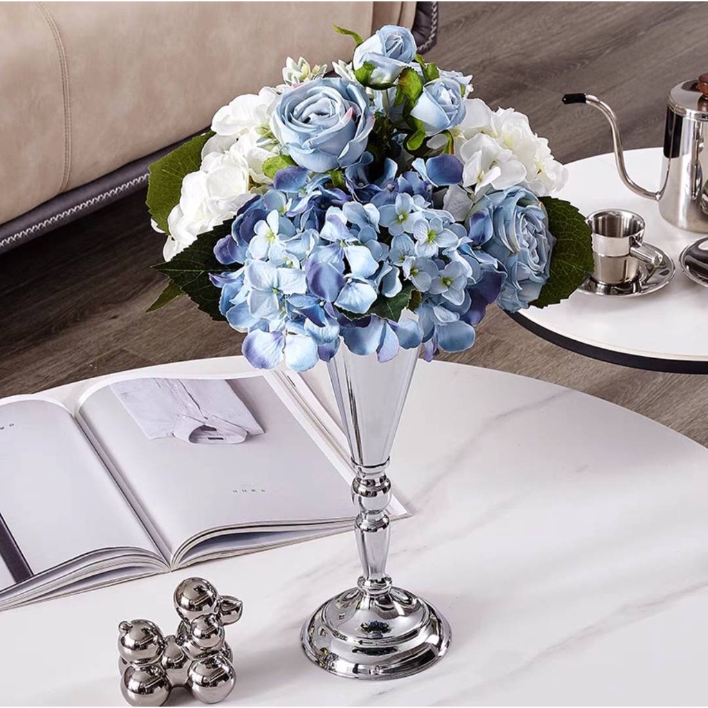 CT031E019 FAMITOSS เชิงเทียนสีเงิน #เชิงเทียนตกแต่งบ้าน เชิงเทียนตกแต่ง เชิงเทียนสีทอง เชิงเทียนสวย เชิงเทียน ประดับ