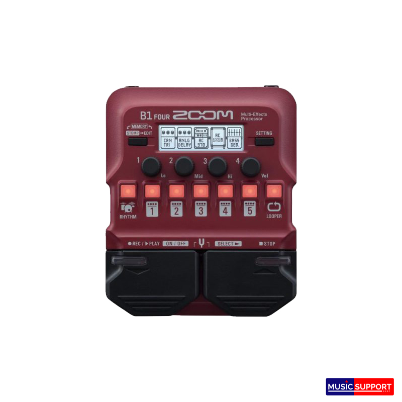 ZOOM B1 FOUR BASS MUTI-EFFECTS PROCESSOR เอฟเฟคเบส