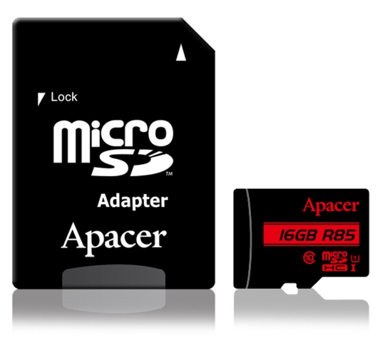 ACR-AP16GMCSH10U5R Apacer MICRO SDHC UHS-I U1Class10 R85 Memory Card เมมโมรี่การ์ด 16 GB (ของแท้)