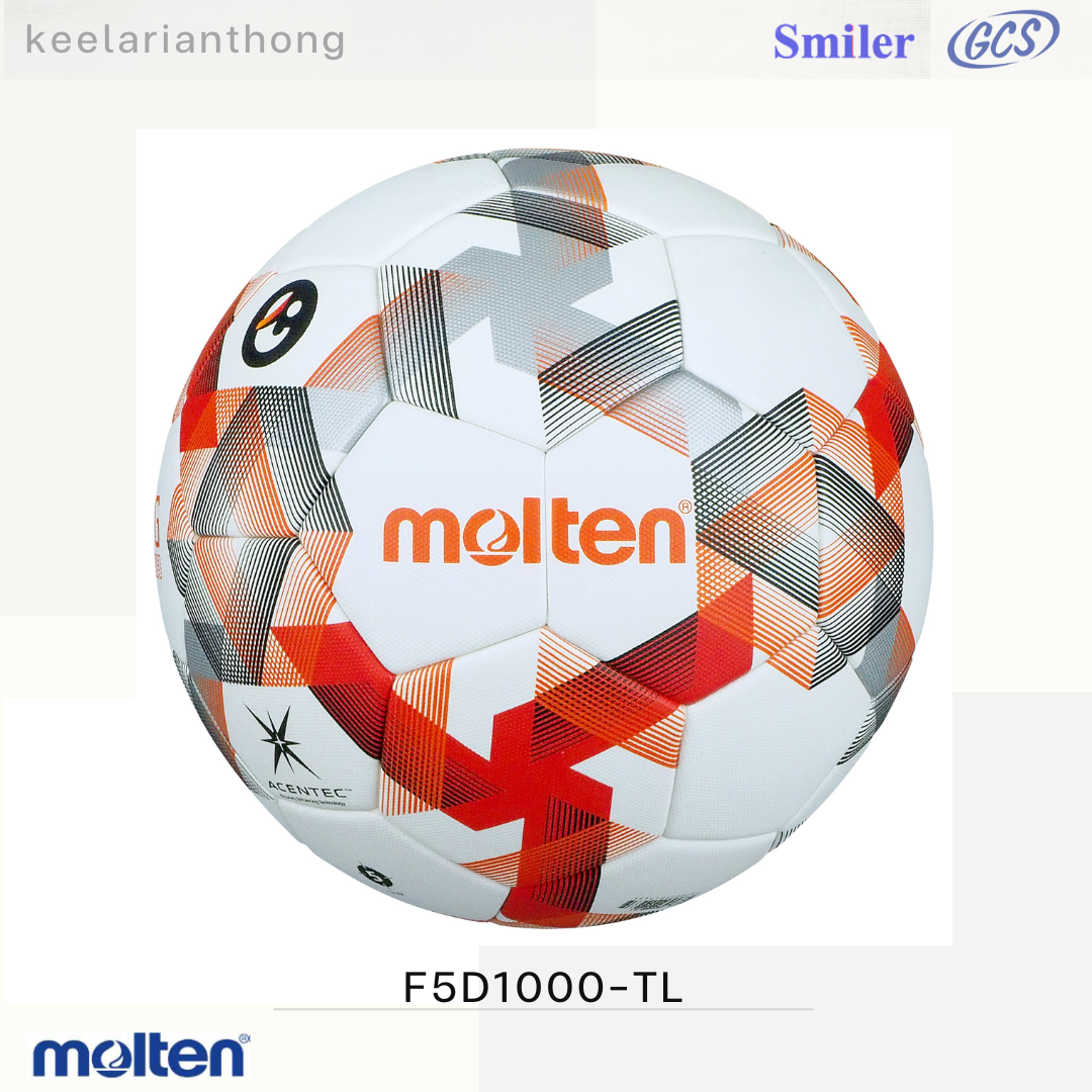 molten F5D1000-TL ฟุตบอลหนังเย็บ มอลเทน