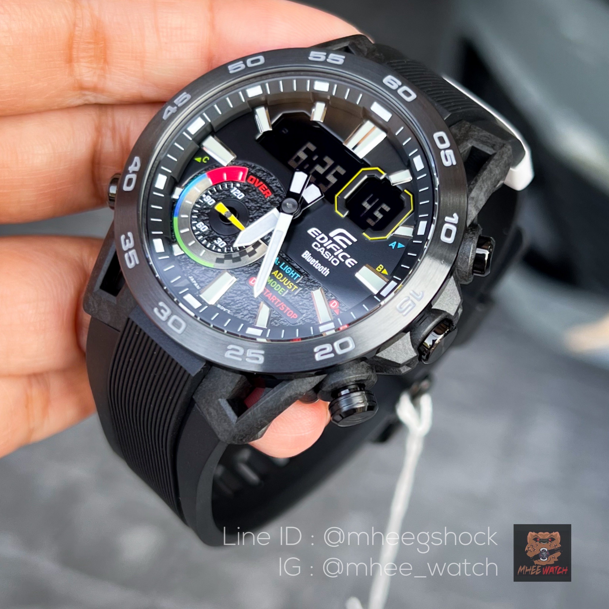 Casio Edifice Motor Sports Rare Item Rasin Strap