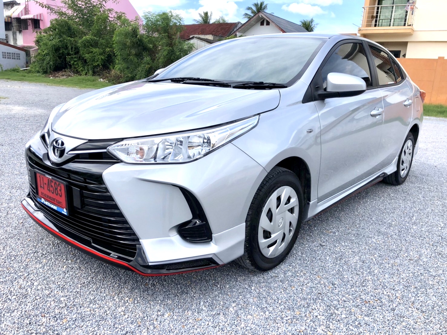 ชุดแต่ง Yaris Ativ 2021 2020 4ประตู RD Sport โตโยต้า ยาริส เอทีฟ แต่งสวย สเกิร์ตรอบคัน งานคุณภาพ พร้อมติดตั้ง จัดส่ง byแต่งรถTTS Autopart