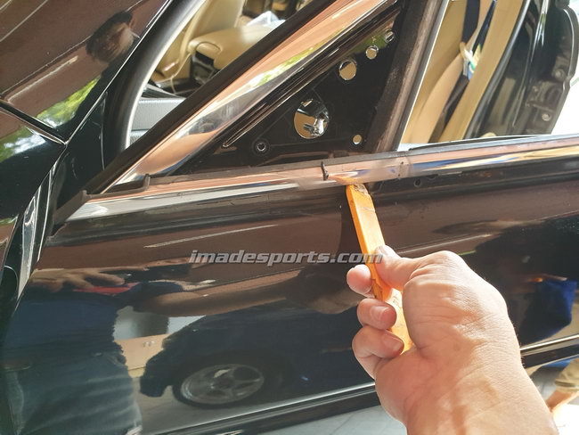 คิ้วรีดน้ำประตู พร้อมคิ้ว Stainless Accord G8 2008-2012