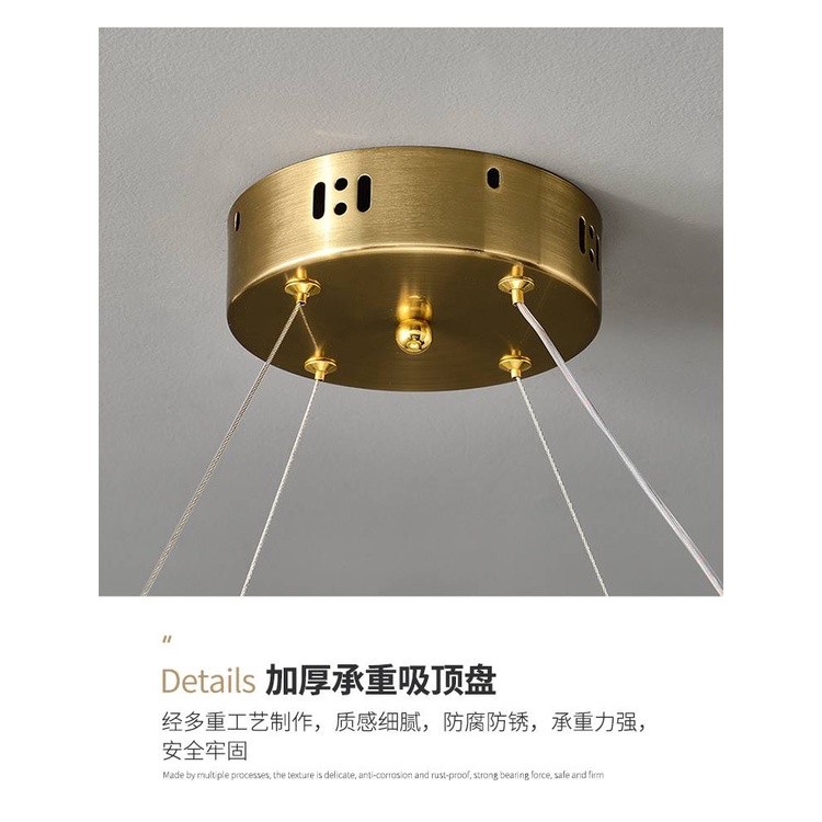 CT127A057 SOTMIA โคมไฟเพดาน โคมไฟคริสตัล โคมไฟอินฟินิตี้ โคมไฟ แชนเดอเรีย โคมไฟโมเดิร์น โคมไฟโต๊ะอาหาร โคมไฟห้องนั่งเล่น