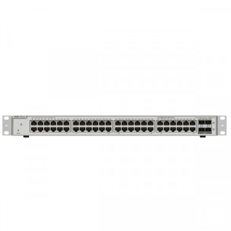 Reyee RG-NBS3200-48GT4XS 48-Port L2 Cloud Managed 10G Switch, 48 Gigabit RJ45 Port, 4 x 10G SFP+ Slots, Rack-mountable Steel Case