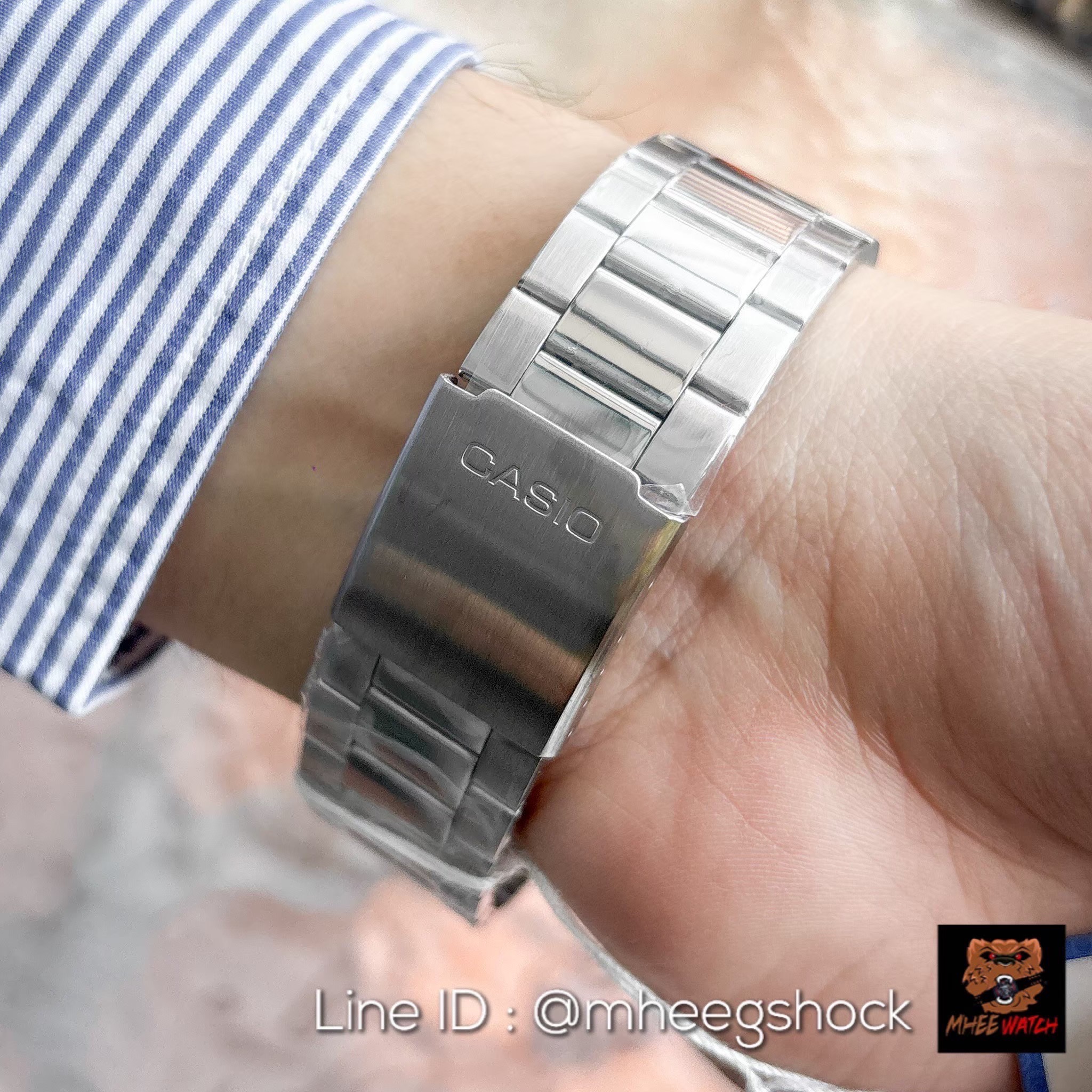 Casio Men of Steel ขอบส้ม