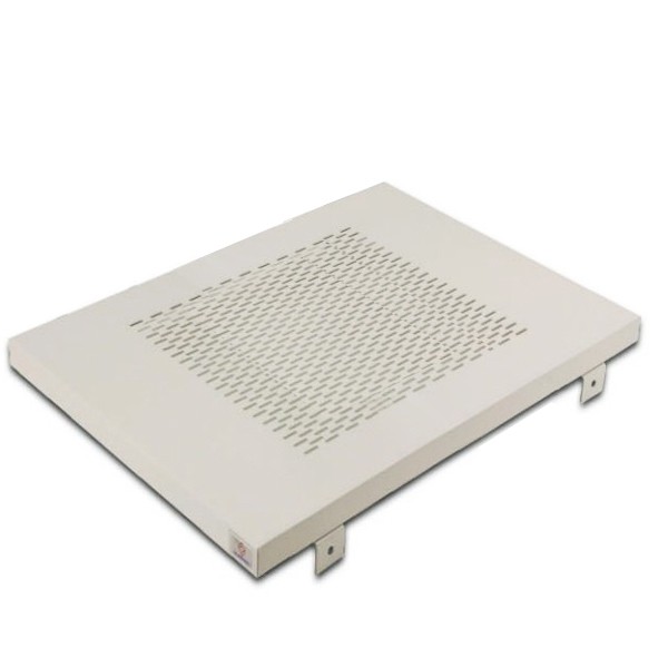 G7-02075 Fix Component Shelf Deep 75 cm. for Rack 90cm และ 100 cm. Galvanize Steel (ถาดยึดน็อต 4 ด้าน)