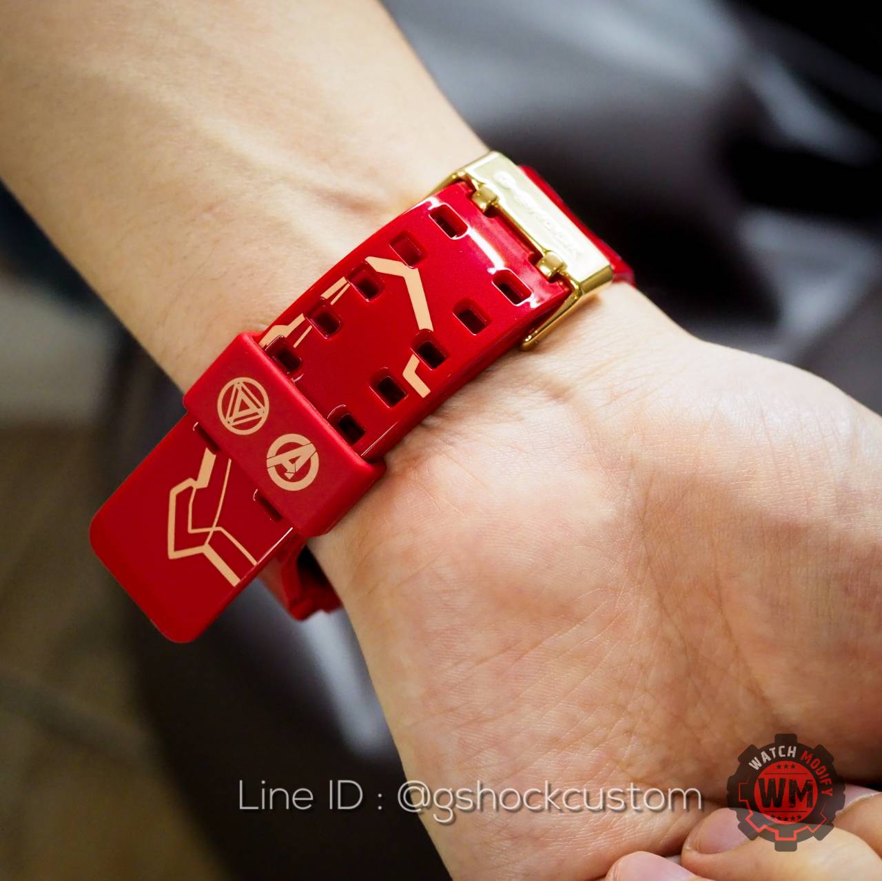 G-Shock Custom Red Ironman