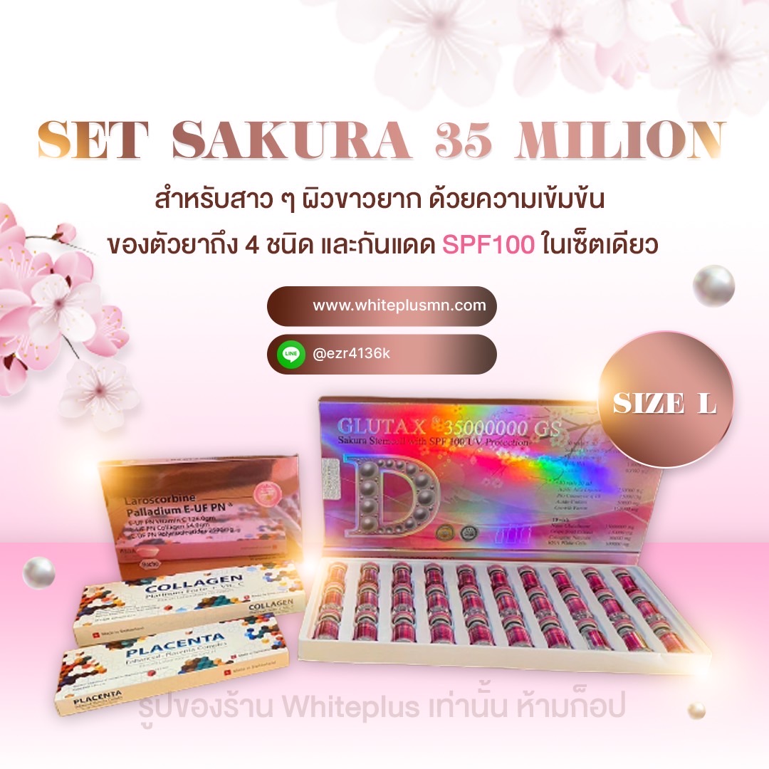 Set jumbo sakura 35 milion