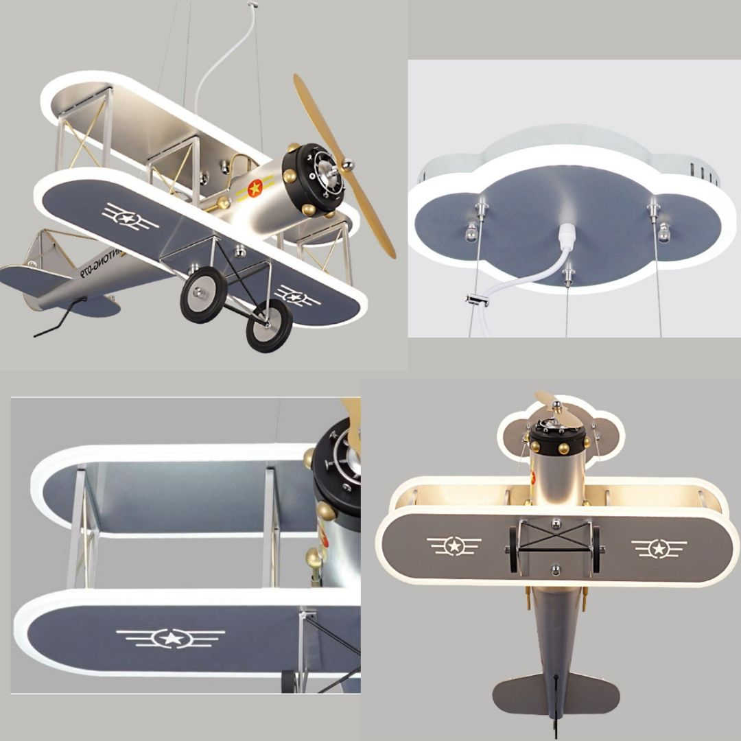 CT169A118 SOTMIA โคมไฟเครื่องบิน เครื่องบิน โคมไฟแต่งห้องเด็ก โคมไฟ โคมไฟห้องนอน