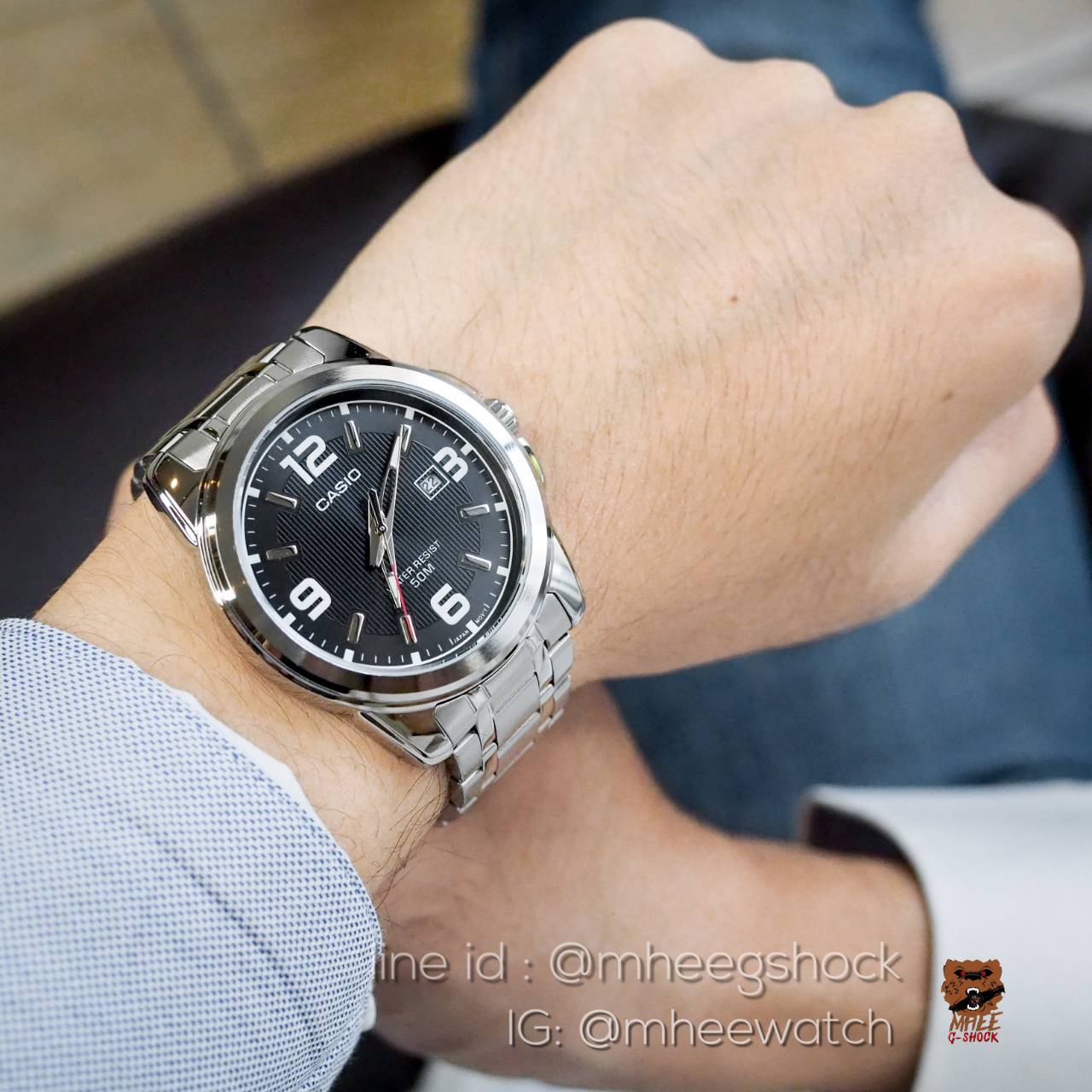 Casio หน้าPam Sport Stainless