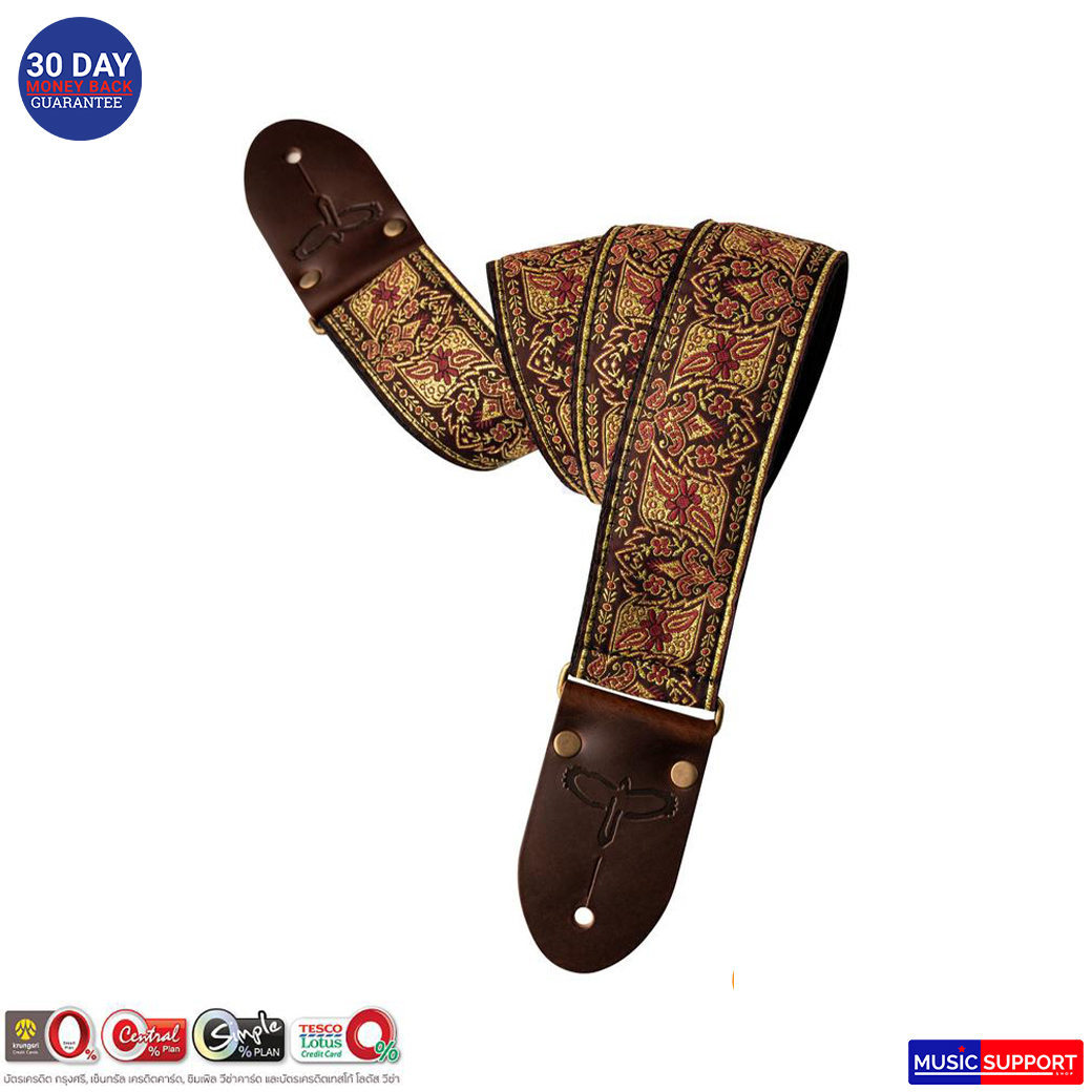 PRS GUITAR STRAP 2'' RETRO DLX JACQ-BURGANDY #07251