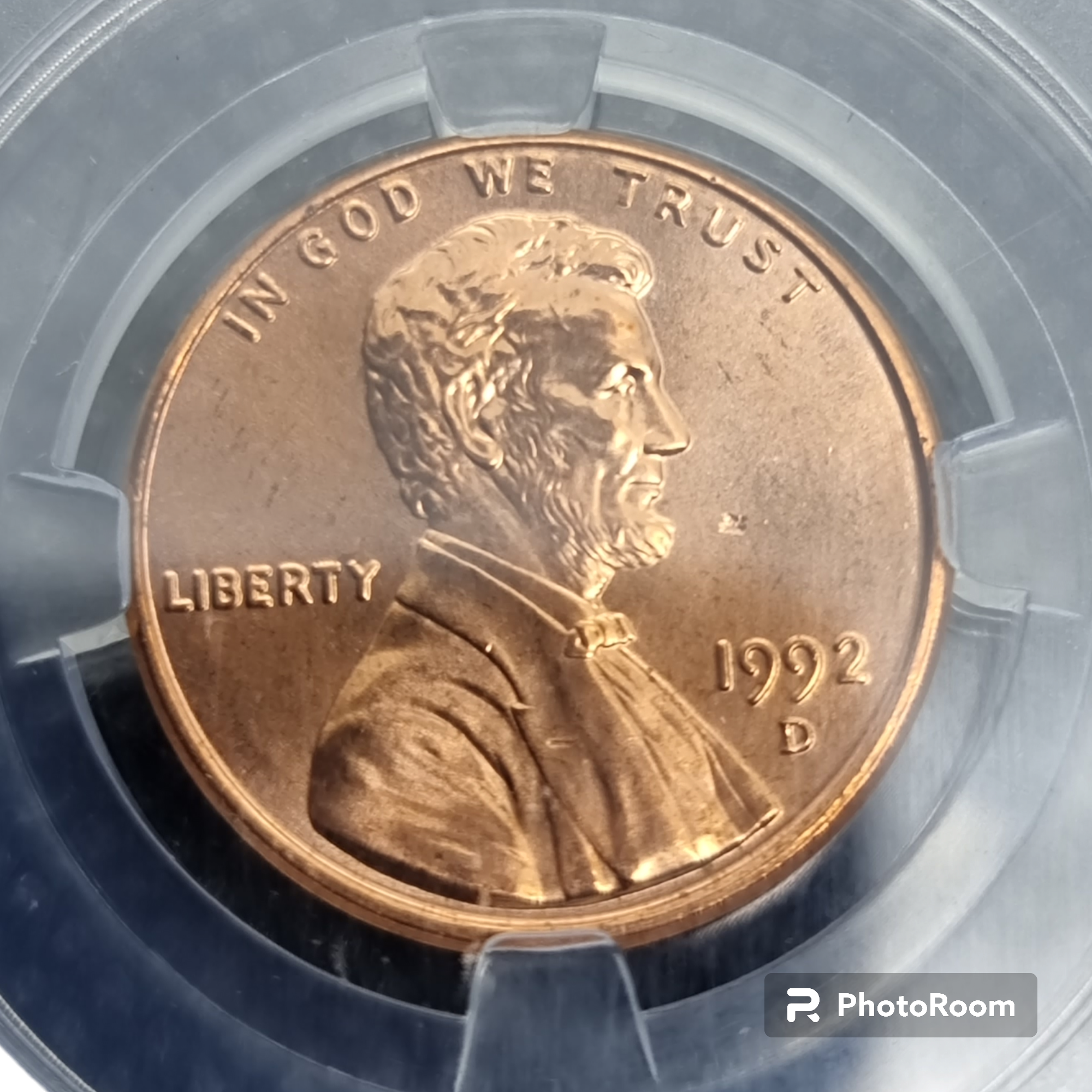 one cent 1992D