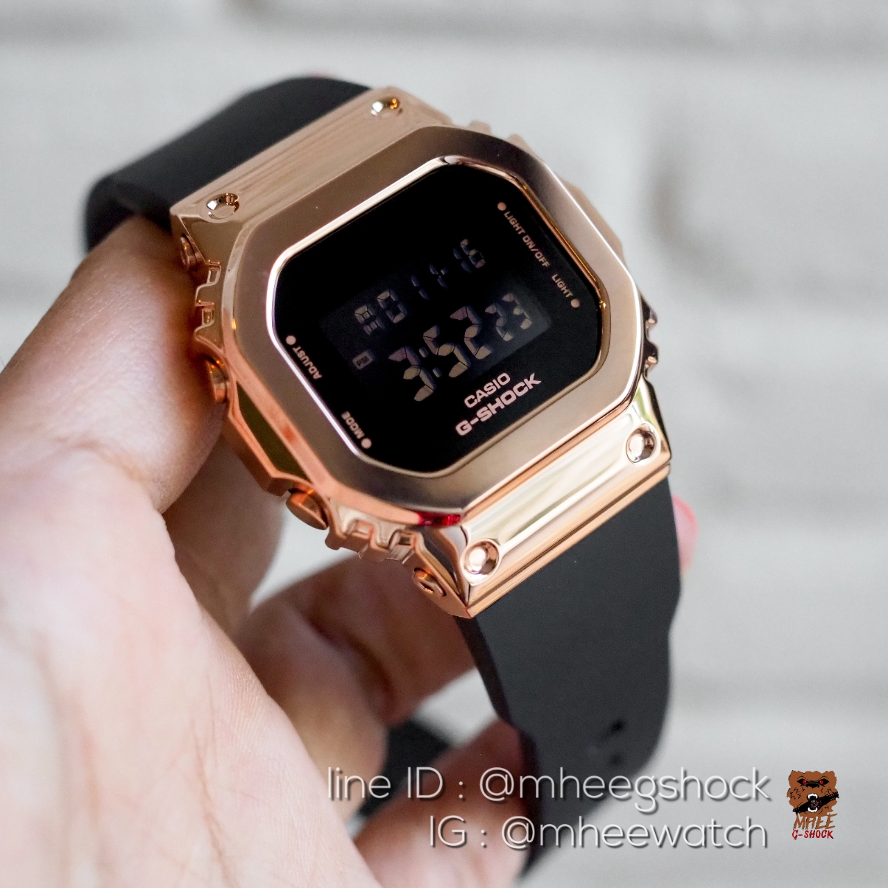 G-Shock Mini for lady Black Pinkgold color rare item GM-S5600PG-1
