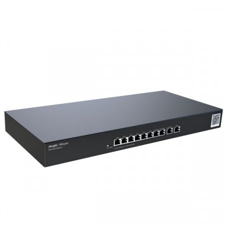 Reyee RG-EG310GH-E Cloud Managed Router Multi-WAN Load Balancing Support , 10 Gigabit Ethernet Ports (WAN/LAN), Throughput 1.5 Gbps, Free Cloud Management, Rack-mountable