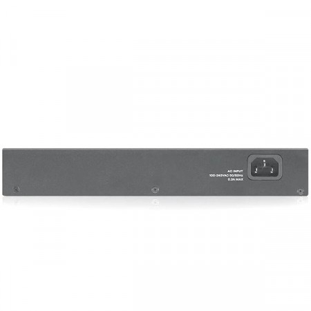 Zyxel GS1100-24E 24 Ports 10/100/1000BASE-T Unmanaged Desktop Switch + Free 19" Rack-Mount