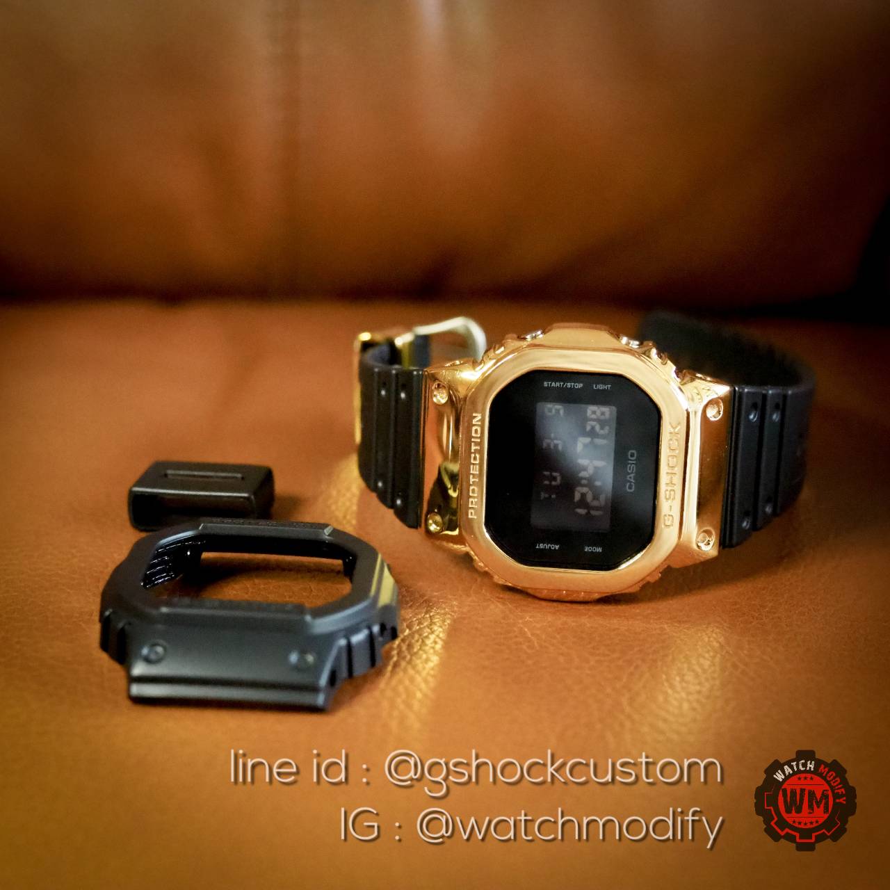 G-Shock Gold Metal รุ่น DW-5600 customize
