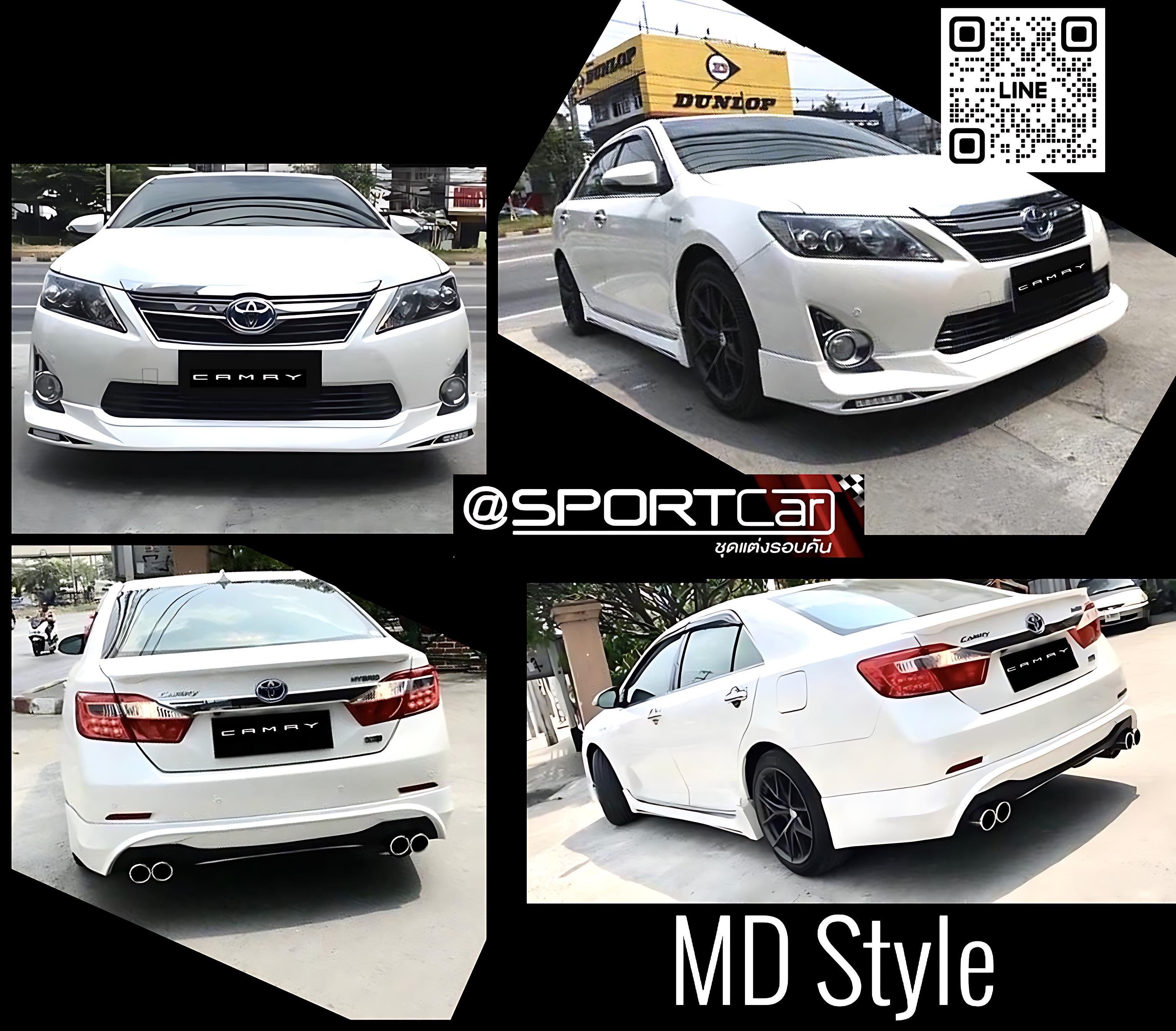 ชุดแต่ง Camry 2010 2012 2013 รุ่นhybrid ทรงMD-Style สเกิร์ตรอบคัน Camry, Toyota Camry แต่งสวย, ชุดแต่งรอบคัน Camry Sport