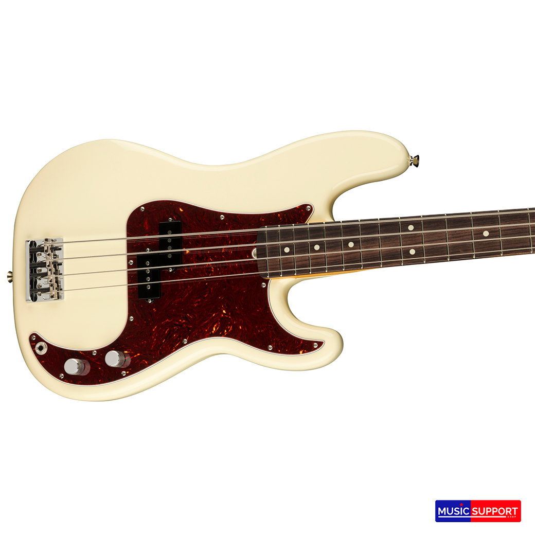 เบสไฟฟ้า Fender American Professional II Precision Bass® RW Olympic White