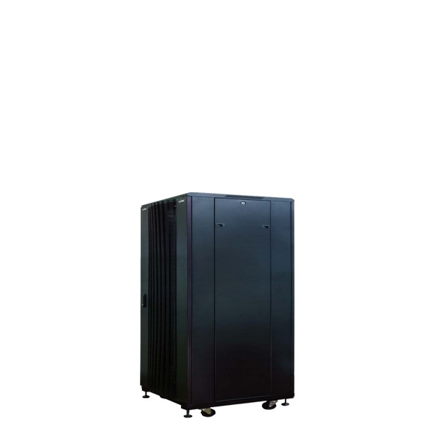 CH-60615CW LINK 19” CURVE-WAVE RACK 15U, (60 x 60 cm.) Black W60 x D60 x H88