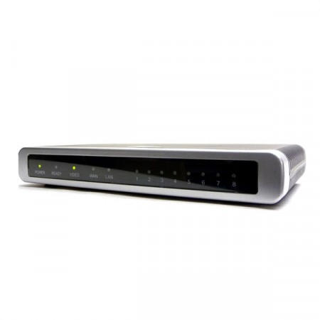 Grandstream GXW4108 Analog VoIP Gateway, 8FXO, 1 WAN & 1 LAN 10/100Mbps, Video Surveillance port, H.264 codec