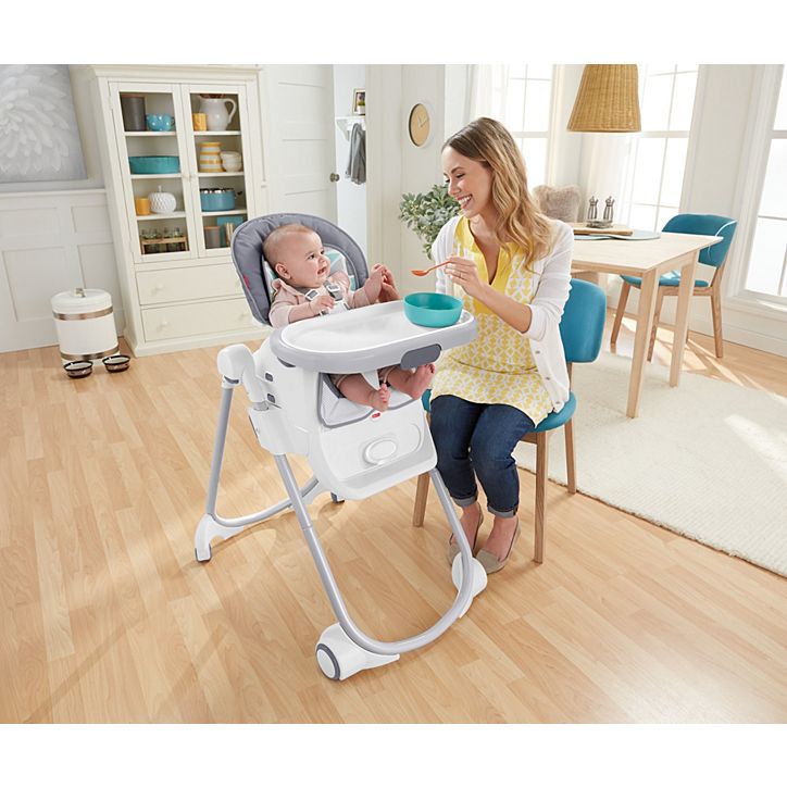 Fisher Price 4-in-1 Total Clean High Chair เก้าอี้ทานข้าวเด็ก ไฮแชร์
