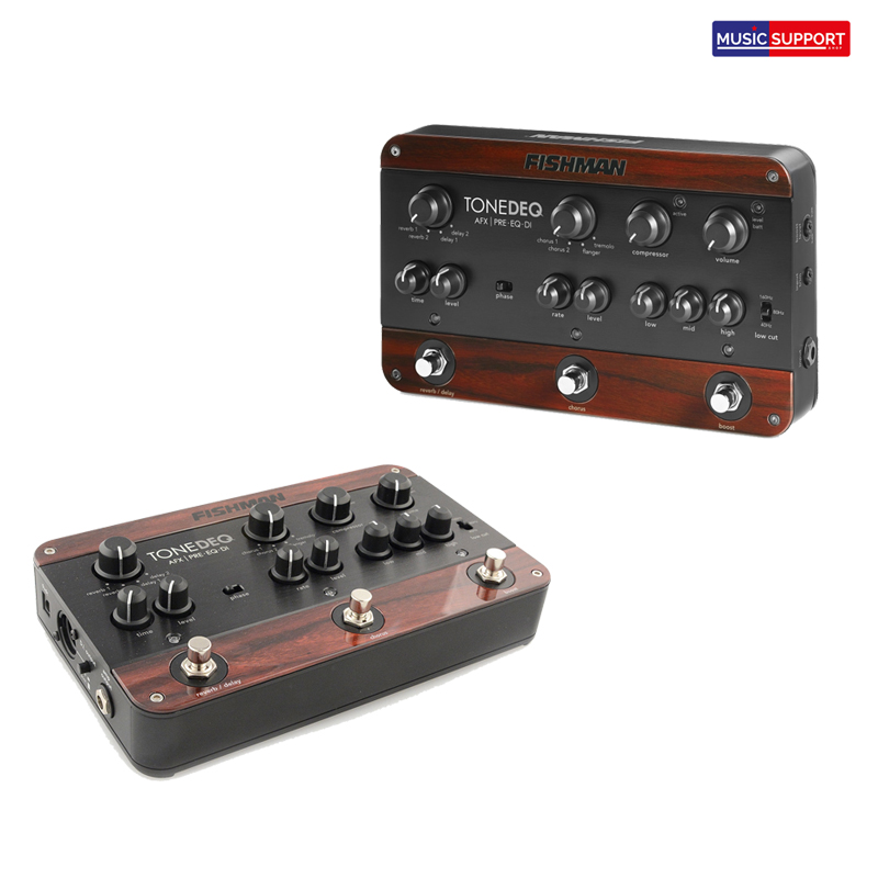 Fishman tone deq #PRO-DEQ-AFX เอฟเฟคกีต้าร์โปร่ง