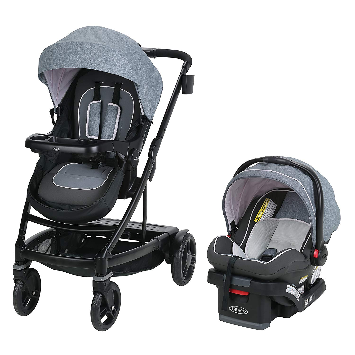 Graco Uno2Duo Travel System, Hazel รถเข็นเด็ก