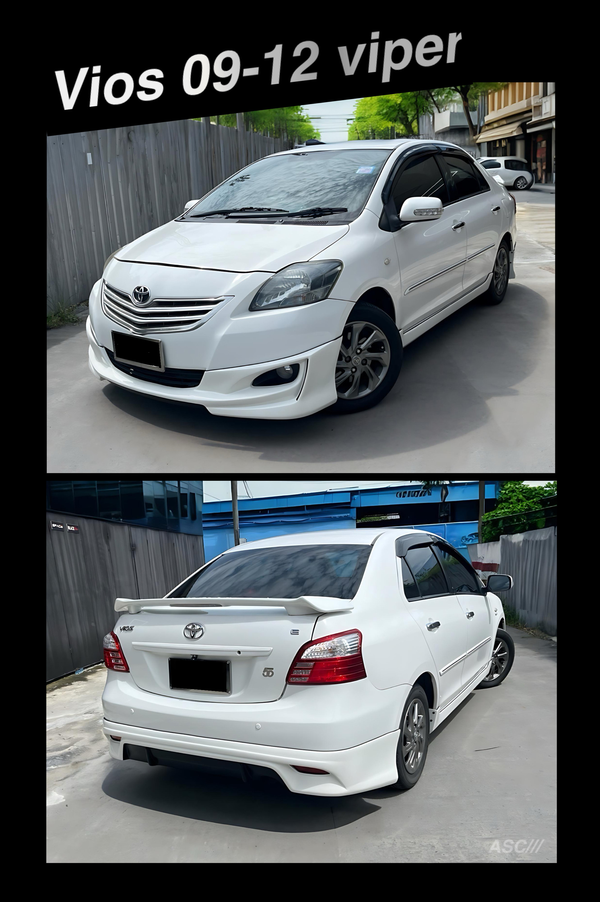 ชุดแต่ง Vios 2007 2009 2011 2012 ทรง Viper - สเกิร์ต Vios, สปอยเลอร์ Vios, วีออสแต่ง, วีออสแต่งVIP, Vios แต่งซิ่ง, Vios แต่งสวย, Vios Gen1 แต่ง, Vios Gen2 แต่ง
