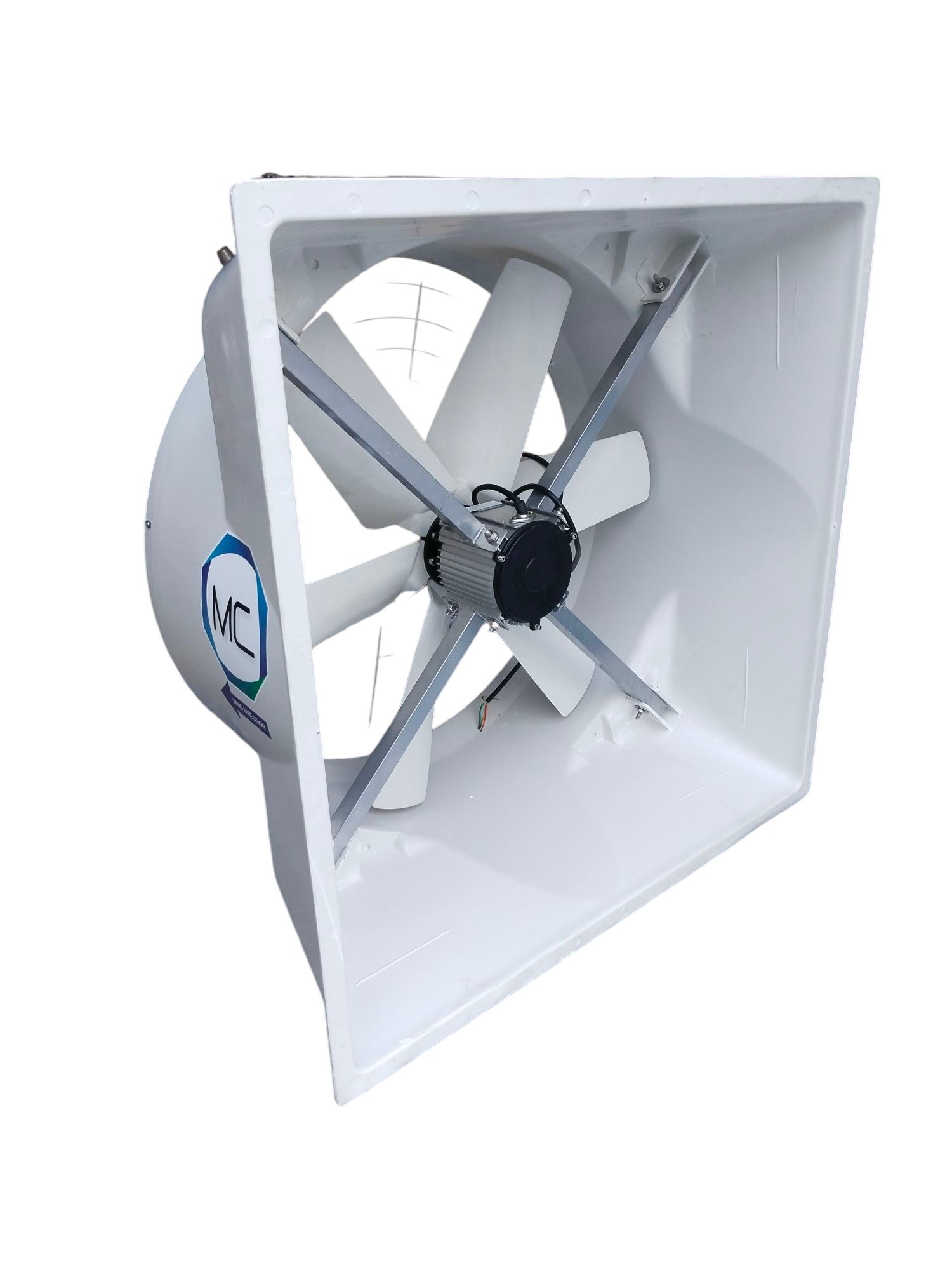 พัดลมระบายอากาศไฟเบอร์ GRP 380v 25" 6 ใบพัด MDX-725