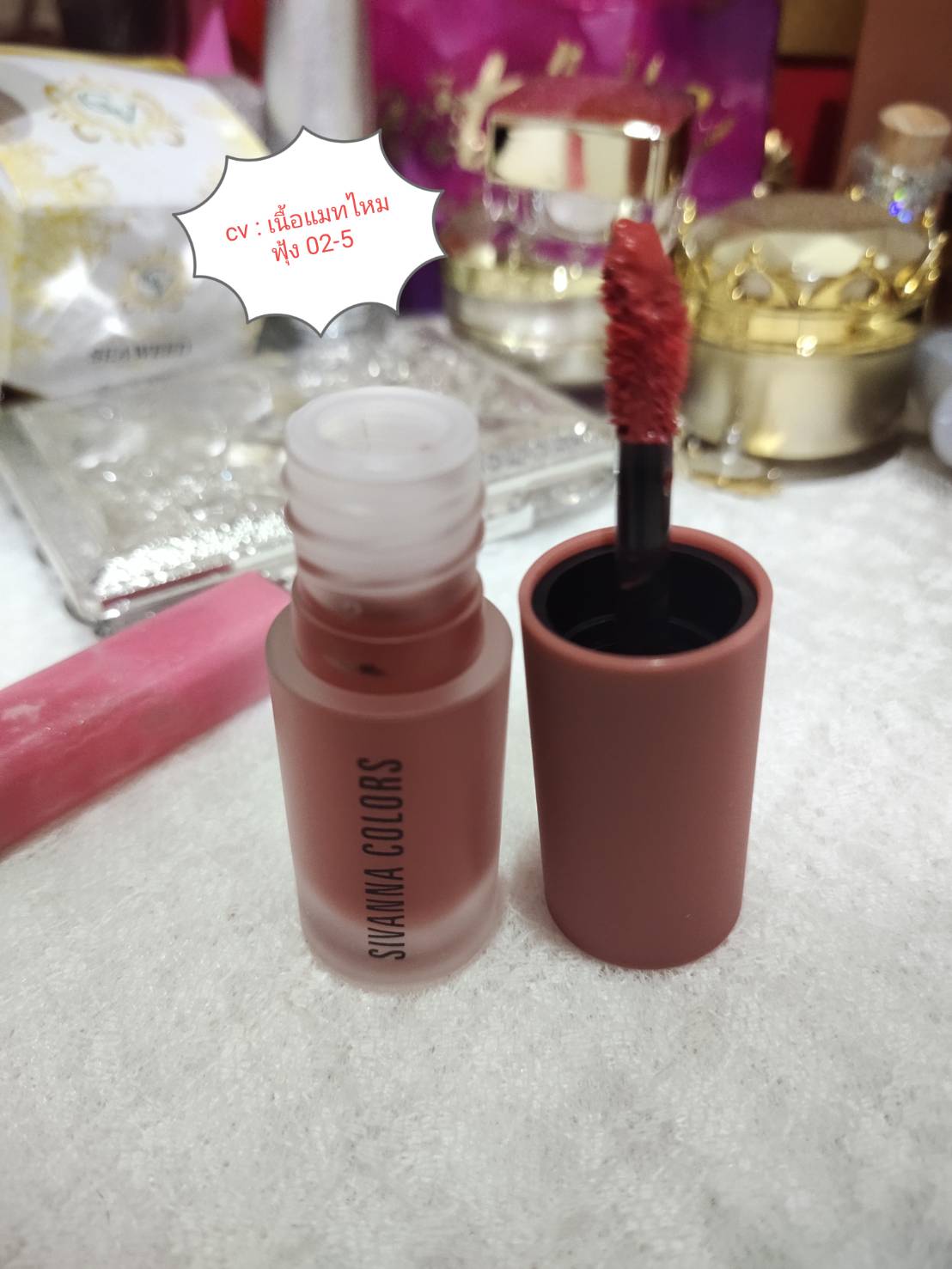 ลิปเนื้อลิควิด sivanana สีโทนส้ม ละมุน โทนชมพู หววาน โทนแดง สดใส