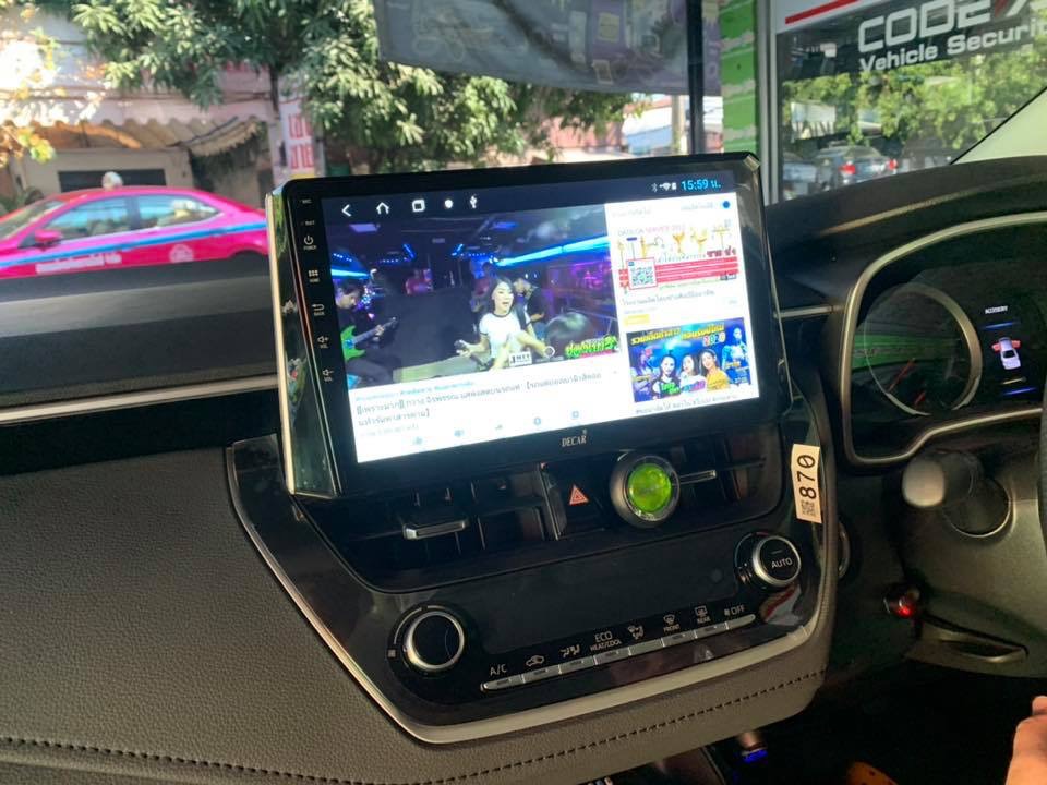 จอแอนดรอยตรงรุ่น 10.2 Altis 2019-ปัจจุบัน หลาย Spec ให้เลือก