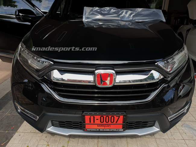 ชุดตกแต่งกระจัง CRV G5 Black Kevlar