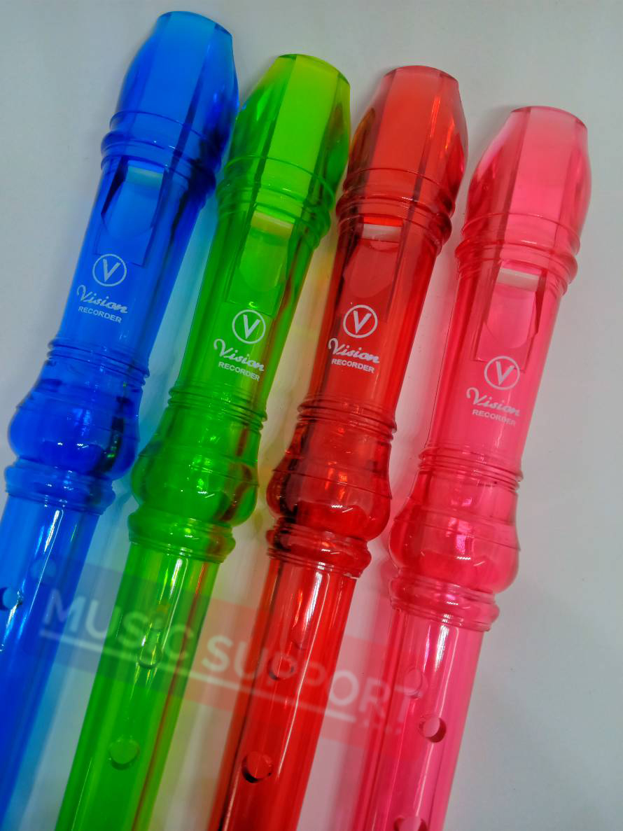ขลุ่ยรีคอร์เดอร์ Recorder สีใส Vision