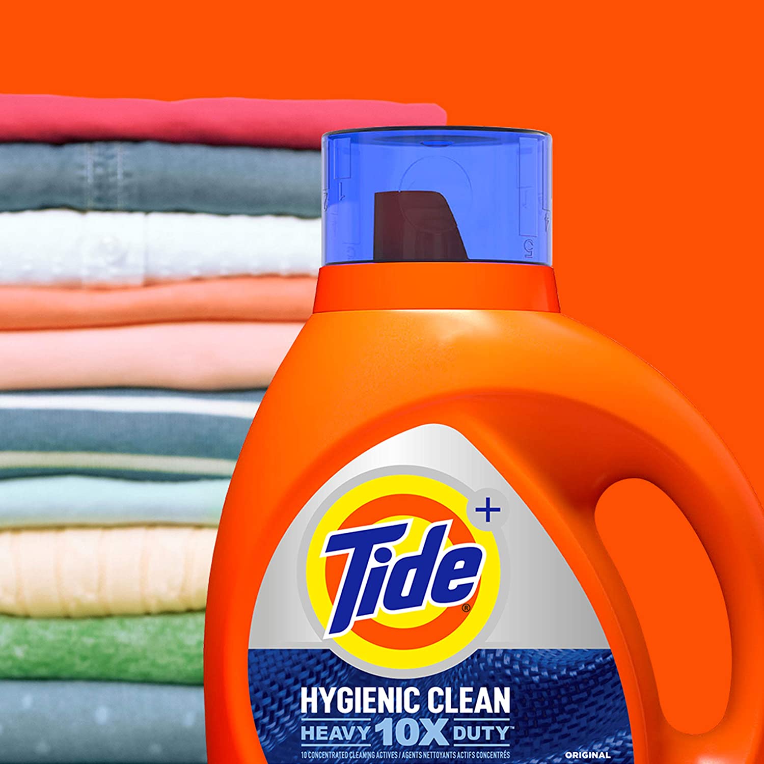 Tide Hygienic Clean Heavy 10x Duty Laundry Detergent Liquid Soap, Original Scent น้ำยาซักผ้า
